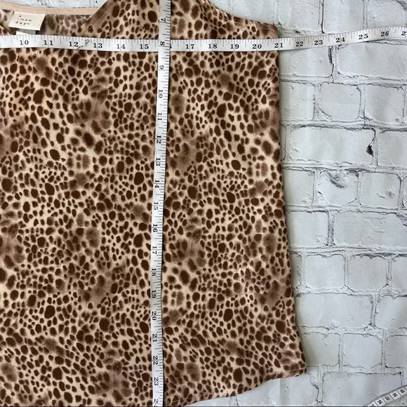 3/30$🔥 NWT A new day animal print flowy cami adjustable spaghetti strap size XL - Picture 7 of 8